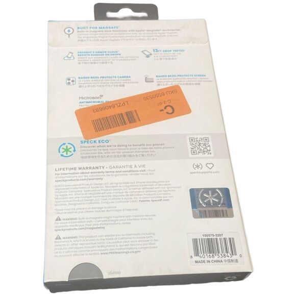 Speck Presidio2 Grip MagSafe Case iPhone 15 Pro Max 6.7" Purple NEW - Picture 3 of 6